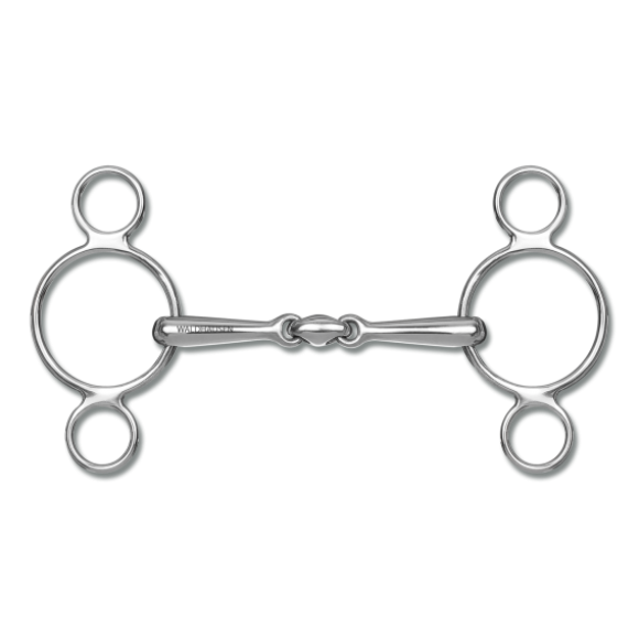 Waldhausen - Massiv 3-rings 3-delt snaffle bid 