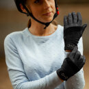 Horze - Women's leather mesh glove 