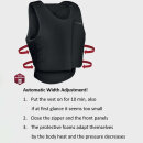 Komperdell - Sikkerhedsvest Front zip regular fit - Level 3