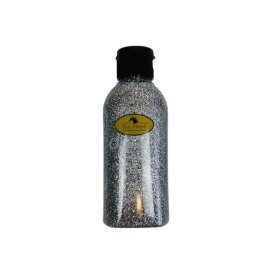 Sydgros - Glitter gel sølv 100 ml 