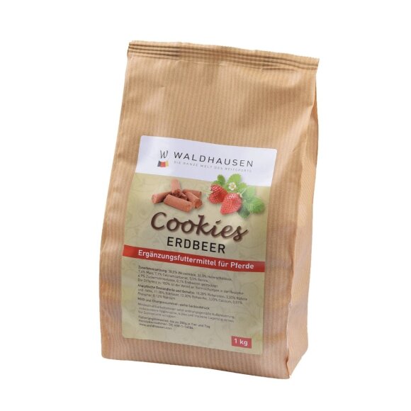 Waldhausen - Cookies jordbær 1 kg