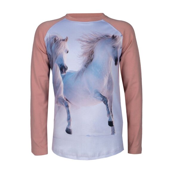 Horka - Pixel langærmet børne bluse Horka - Pixel langærmet børne bluse