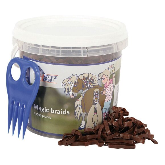 Harrys Horse - Magic braid elastikker Harrys Horse - Magic braid elastikker