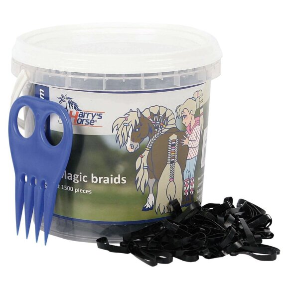 Harrys Horse - Magic braid elastikker Harrys Horse - Magic braid elastikker