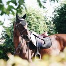 Kentucky horsewear - Fly veil long stone & pearls 