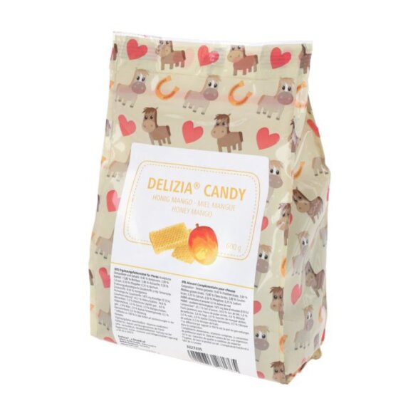 Delizia Candy - Candy godbidder honning/mango 600 g