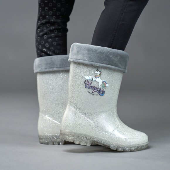 Equipage - Light glitter børne gummistøvler Equipage - Light glitter børne gummistøvler