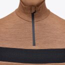 Cavalleria Toscana - Tech wool half zip turtleneck