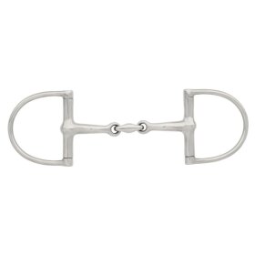 HorseGuard - Kurvet 3-delt D-ring bid 