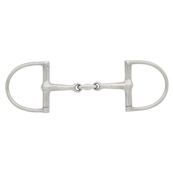 HorseGuard - Kurvet 3-delt D-ring bid 