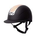 Horze - Arix II ridehjelm m/peach krystaller