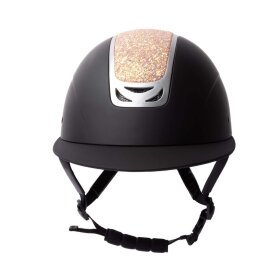 Horze - Arix II ridehjelm m/peach krystaller
