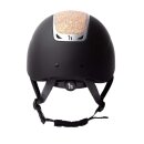 Horze - Arix II ridehjelm m/peach krystaller