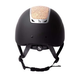 Horze - Arix II ridehjelm m/peach krystaller