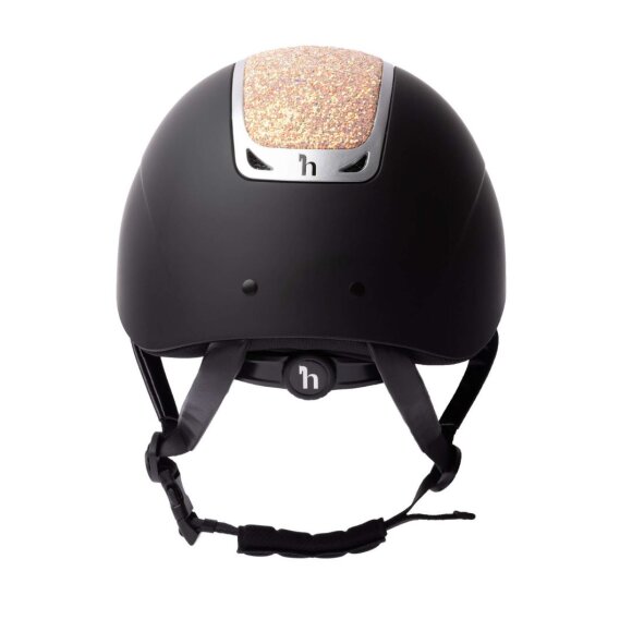 Horze - Arix II ridehjelm m/peach krystaller