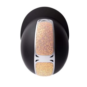 Horze - Arix II ridehjelm m/peach krystaller