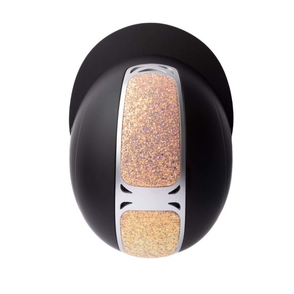 Horze - Arix II ridehjelm m/peach krystaller