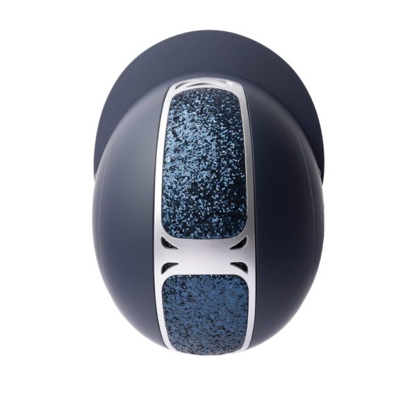 Horze - Arix II ridehjelm m/navy krystaller