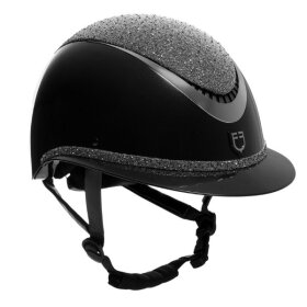 Equestro - Riding helmet with rhinestones 