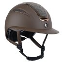 Imperial Riding - Olania Deluxe glitter top ridehjelm m. bred skærm