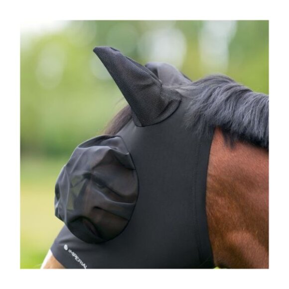 Imperial Riding - Trail fluemaske m. lynlås