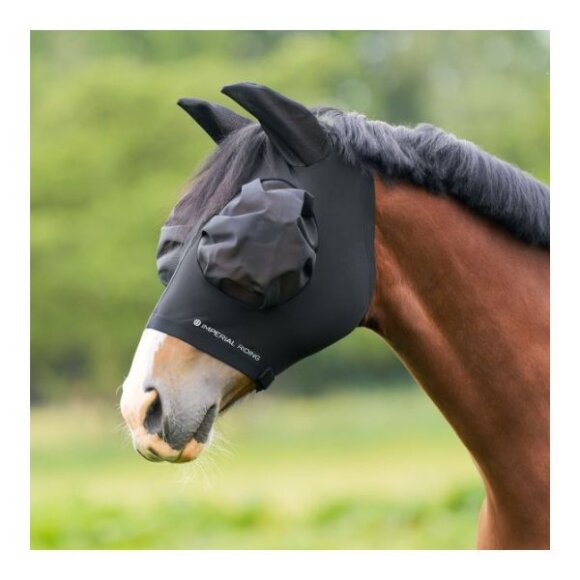 Imperial Riding - Trail fluemaske m. lynlås