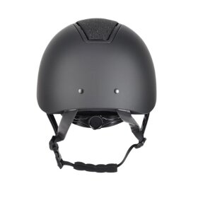 Hansbo Sport - Ridehjelm MIPS Vision Matt onyx Glitter