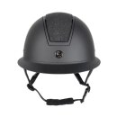 Hansbo Sport - Ridehjelm MIPS Vision Matt onyx Glitter
