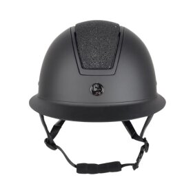 Hansbo Sport - Ridehjelm MIPS Vision Matt onyx Glitter