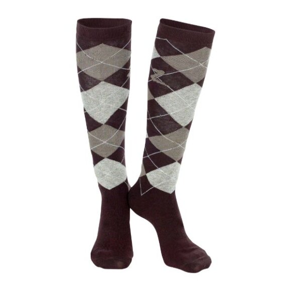 Horze - Holly argyle ridestrømper