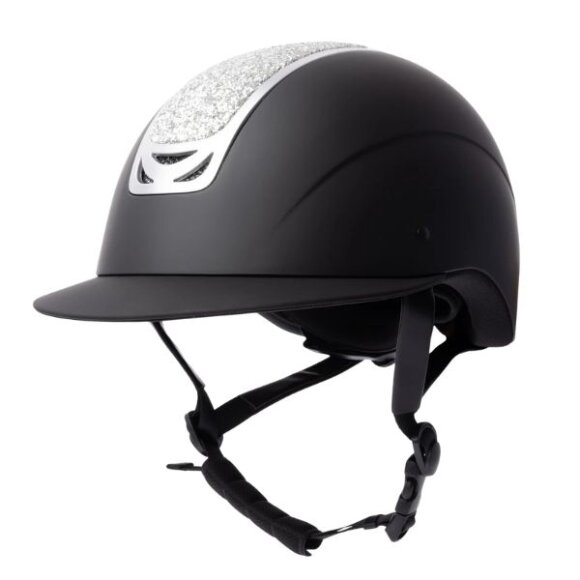 Horze - Arix ll ridehjelm m/sølv krystaller