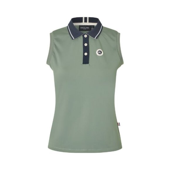 Kingsland - Laura sleeveless polo top