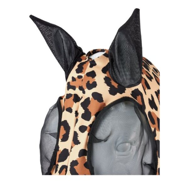 Horze - Leopard fluemaske m. lynlås