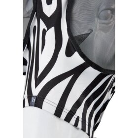 Horze - Zebra fluemaske m. lynlås Horze - Zebra fluemaske m. lynlås