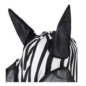 Horze - Zebra fluemaske m. lynlås Horze - Zebra fluemaske m. lynlås