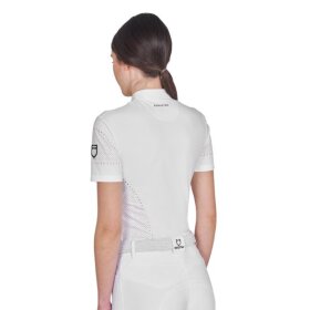 Equestro - Perforated training polo shirt