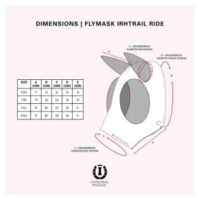 Imperial Riding - Trail fluemaske