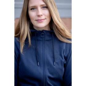Equipage - Abigail hoodie med lynlås 
