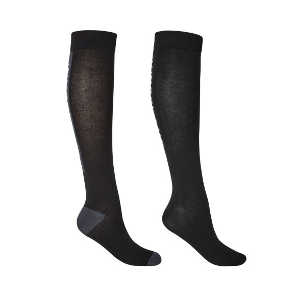 Kingsland - Classic logo ridestrømper 2-pack