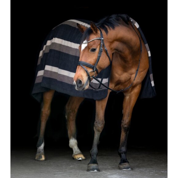 HorseGuard - Stribet fleece tæppe 