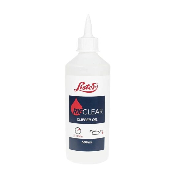 Lister - R15 olie til hesteklipper og trimmere 500 ml
