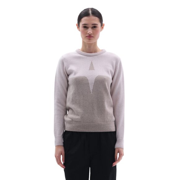 Trolle Projects - Cashmere & Wool star logo sweater